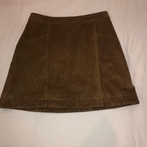 Abercrombie & Fitch Suede skirt